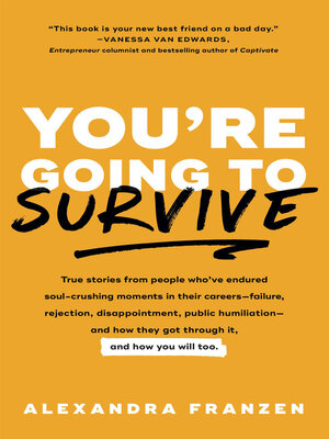 cover image of You're Going to Survive